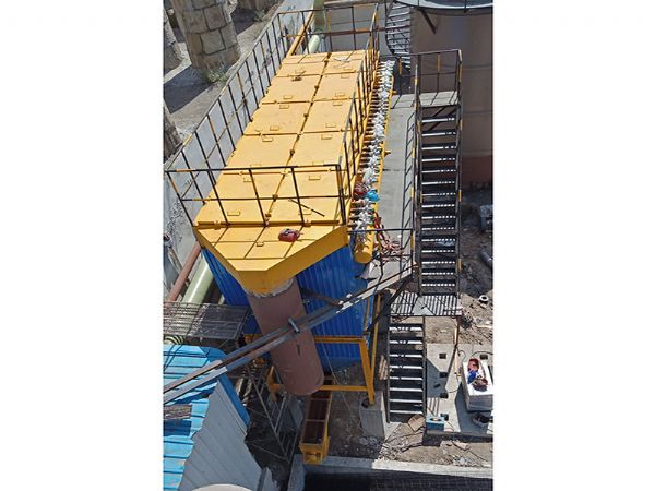 除塵器安裝現場